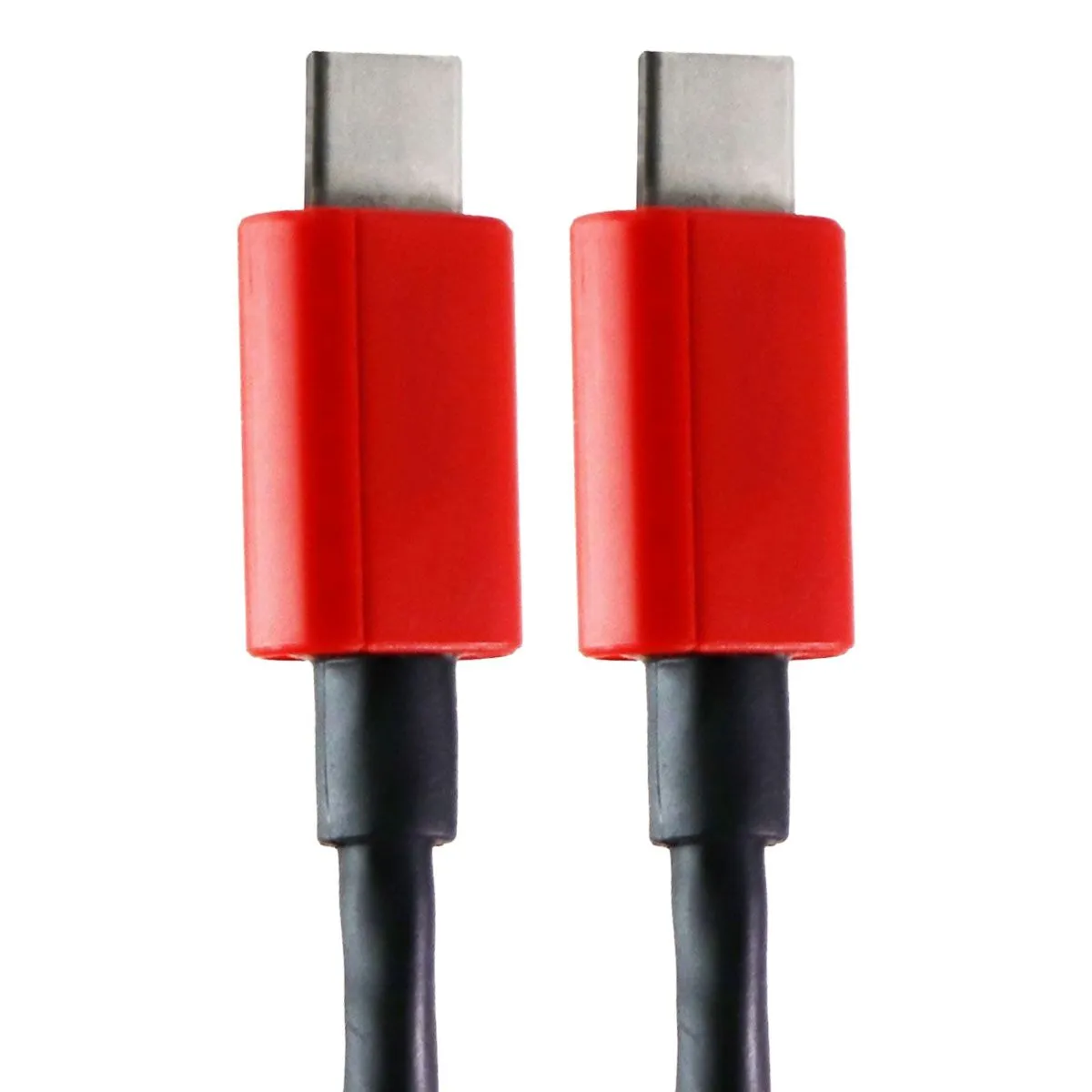 Verizon (TYPECTOC6FT) 6Ft 2.0Charge and Sync Cable for USB-C Devices - Black/Red