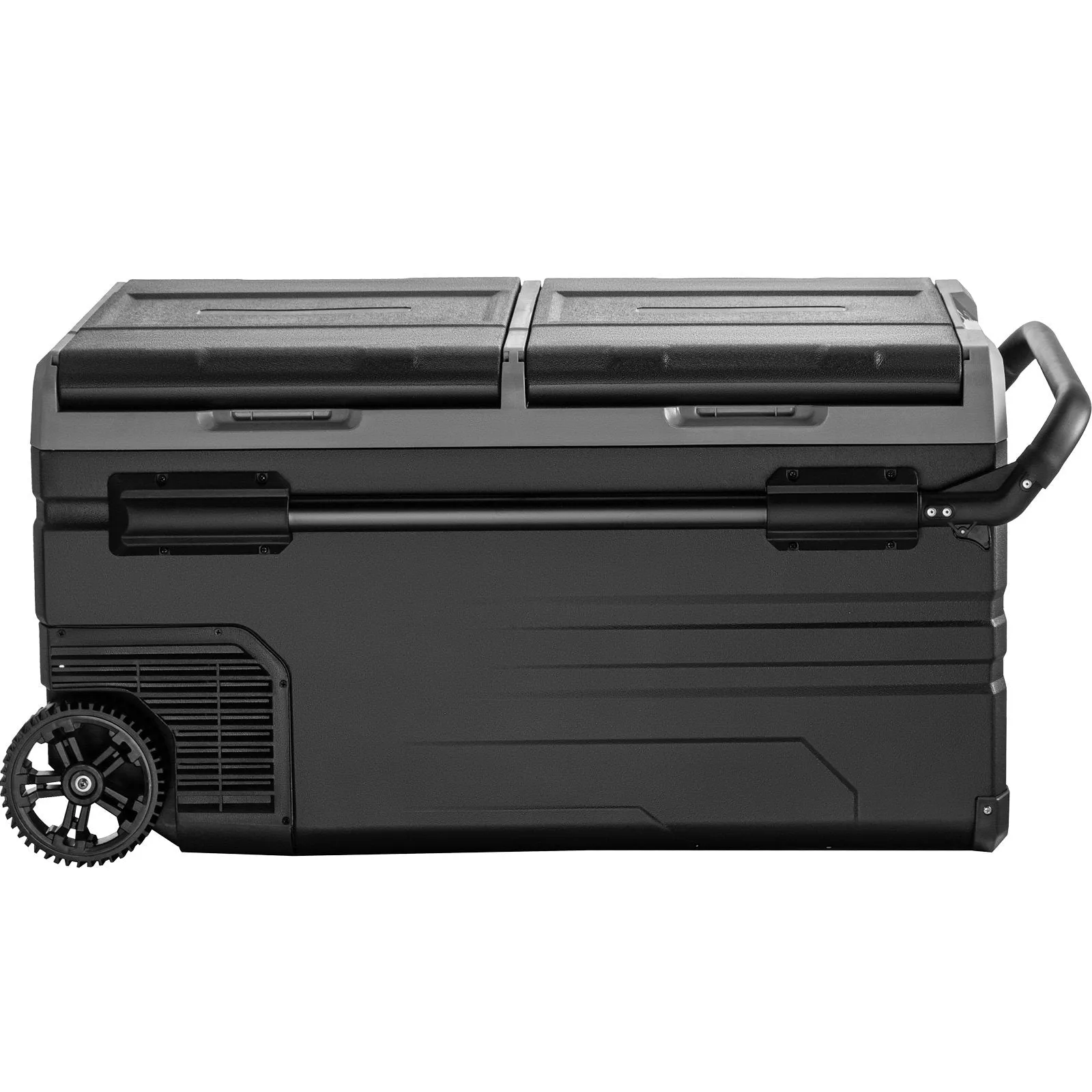 Vevor Portable Car Freezer 100 Qt. Dual Storage Zone -4°F to 68°F Adjustable Temperature New