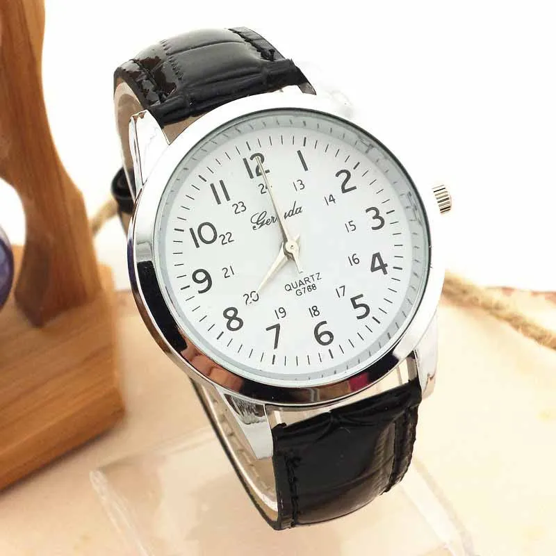 Watch Men Brand Fashion Leather Dress Business Casual Relogio Masculino Wristwatch