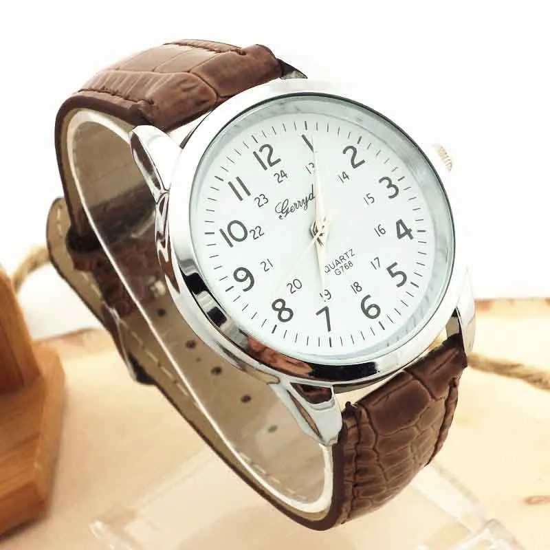 Watch Men Brand Fashion Leather Dress Business Casual Relogio Masculino Wristwatch