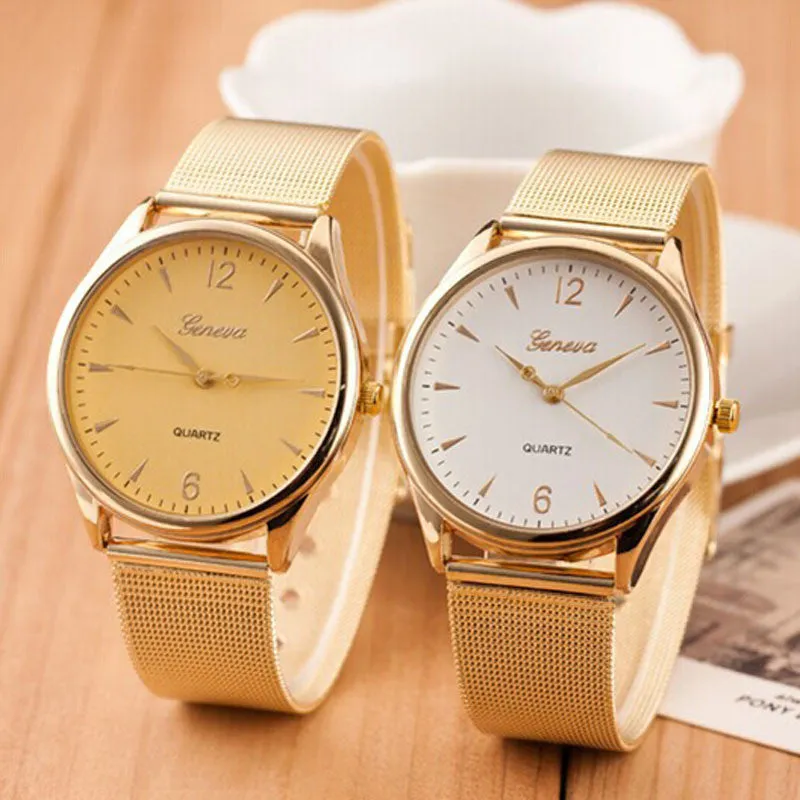 Watch Women Watches Brand Luxury Gold Stainless Steel Quartz Wrist Watch Clock Hours