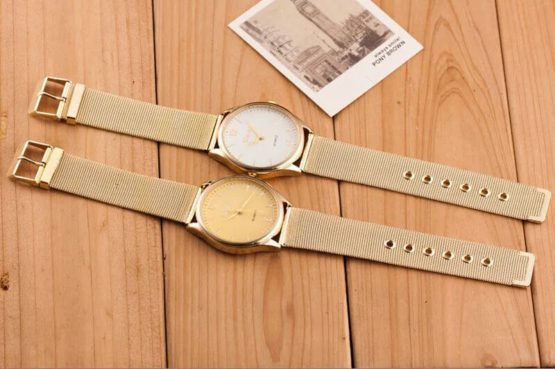 Watch Women Watches Brand Luxury Gold Stainless Steel Quartz Wrist Watch Clock Hours