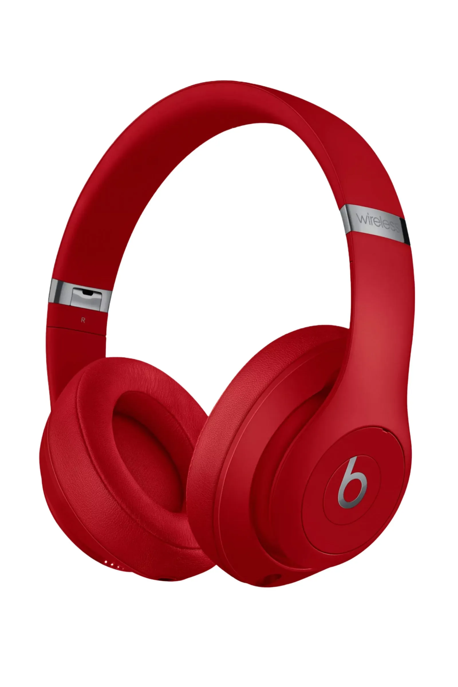 Wireless Red Bluetooth Over-Ear Headphones