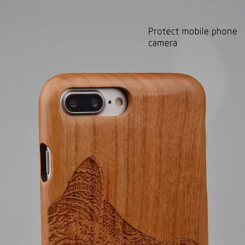 Wooden Cat Phone Case