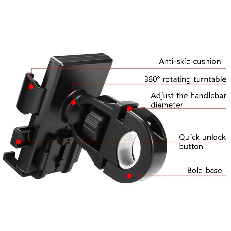 Y02 Electric Bike Mobile Phone Bracket, Style: Handlebar Installation