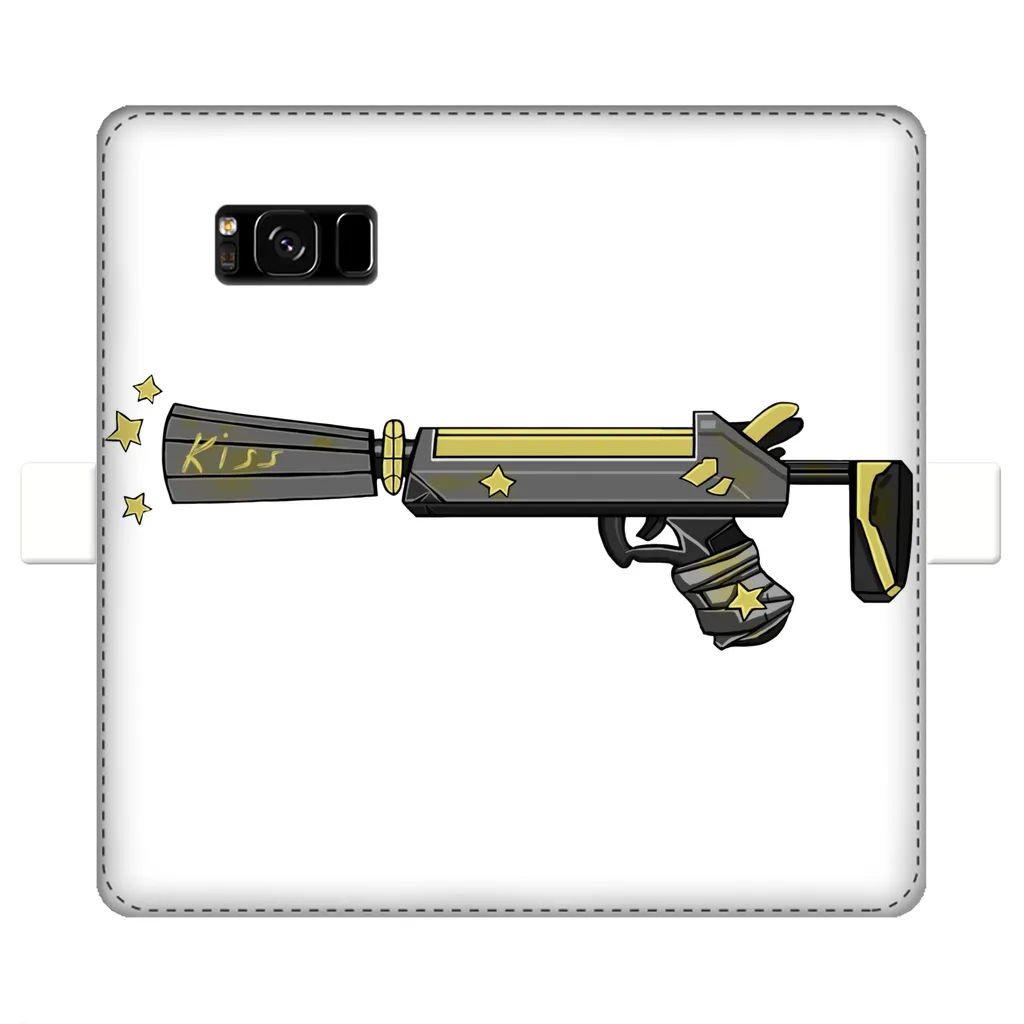 Yellow Weapon Fully Printed Wallet Cases