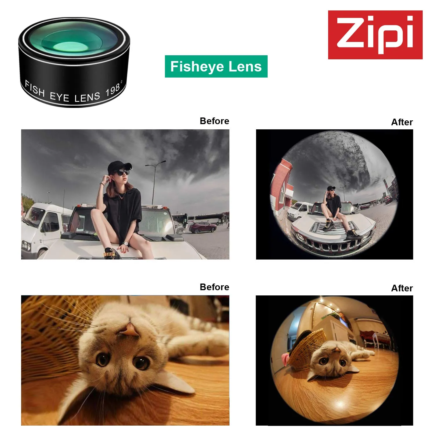 Zipi Metal 3in1 Lens Kit Mobile Lens