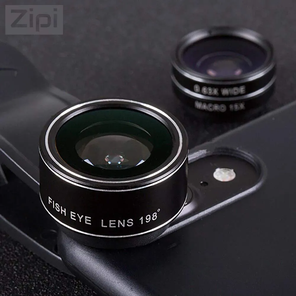 Zipi Metal 3in1 Lens Kit Mobile Lens